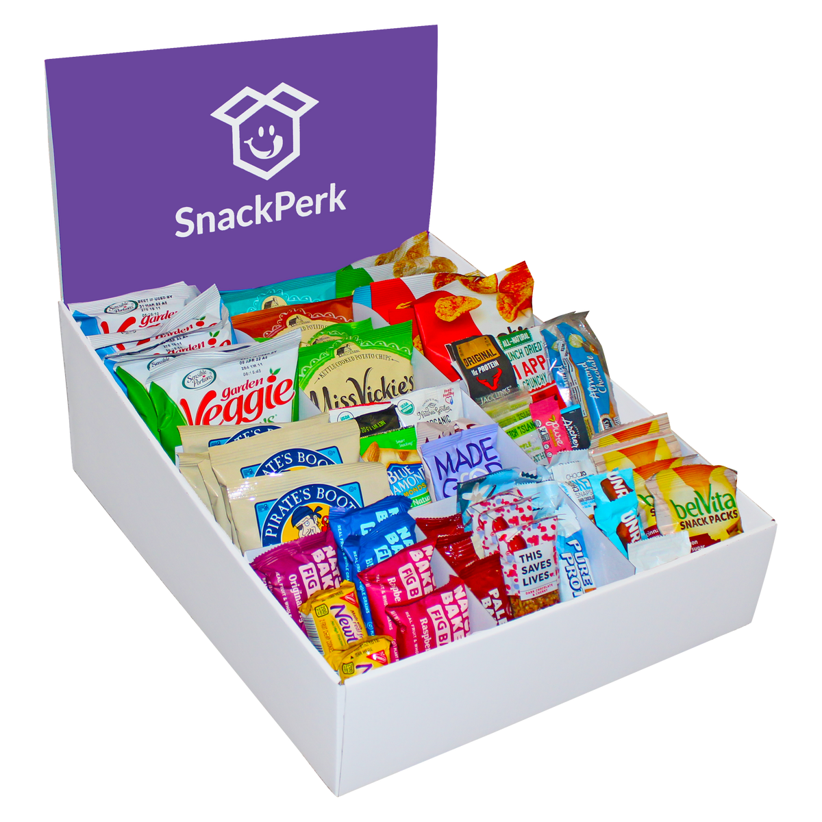 SnakPerk- Healthy Snack box- 75 snacks